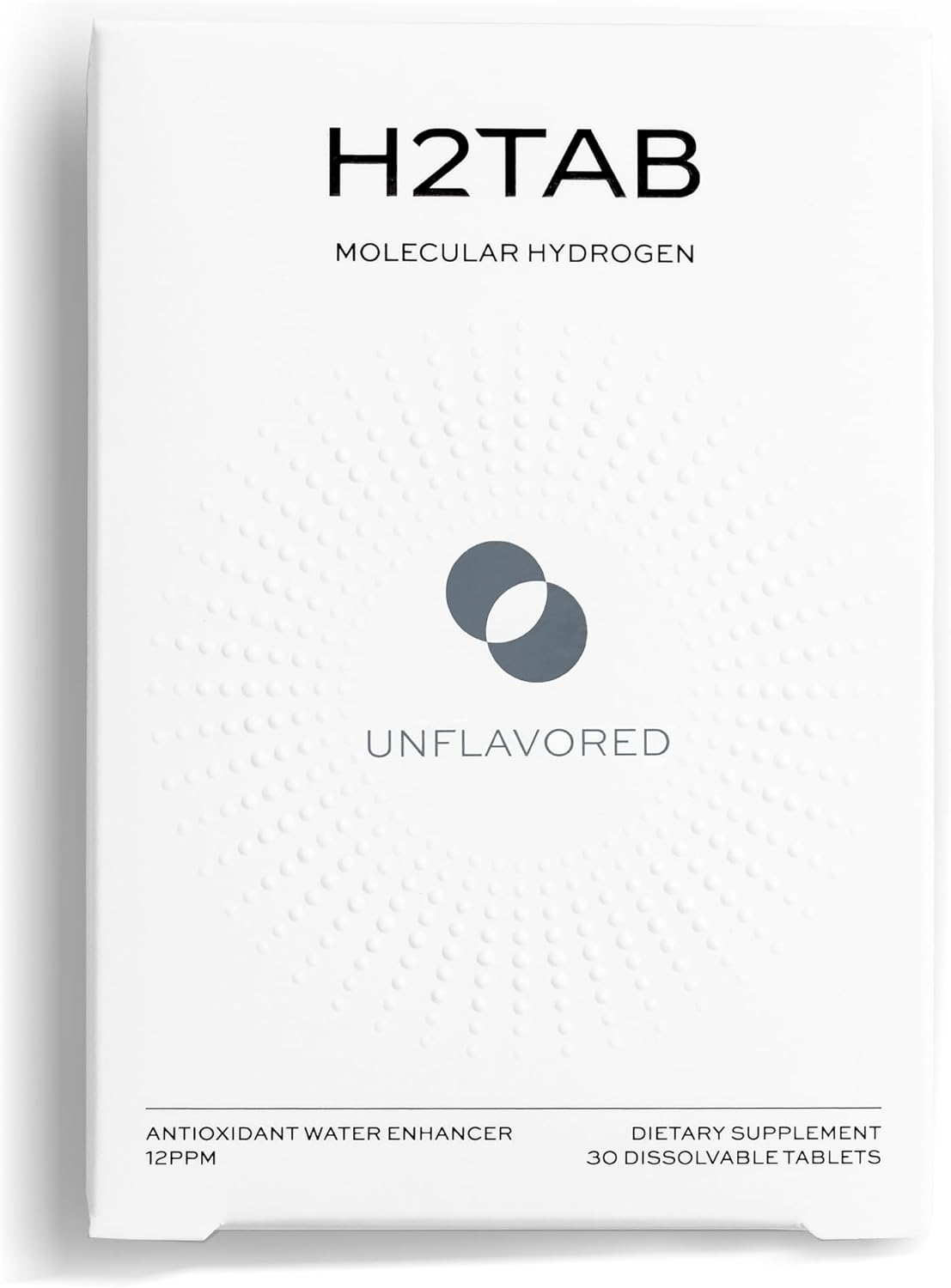 Molecular H2TAB Hydrogen Tablets with Magnesium - 12 PPM Hydrogen Tablets for Drinking Water - Rich in Antioxidants, Supports Cellular Health, Recovery & Cognitive Function (30 Count, Unflavored)