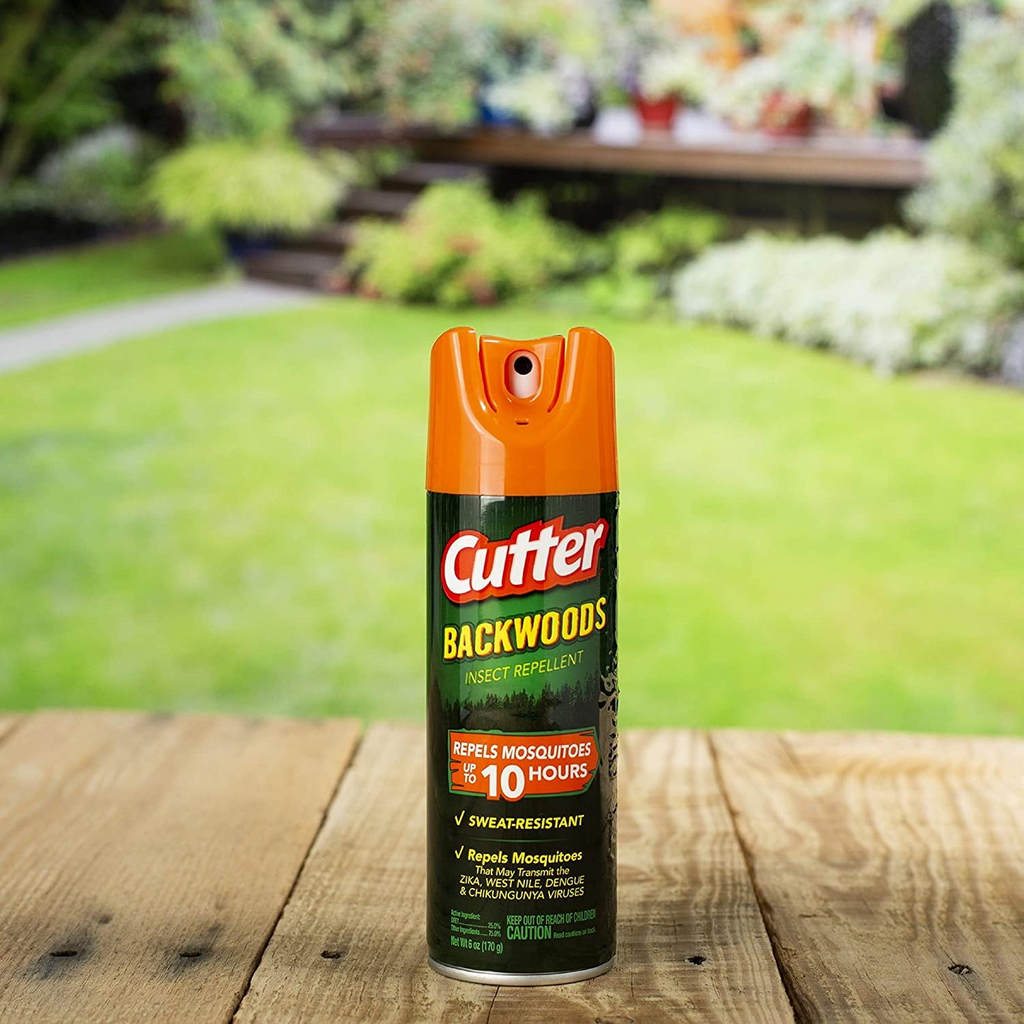 Cutter Backwoods Insect Repellent, Aerosol Spray, 6-oz