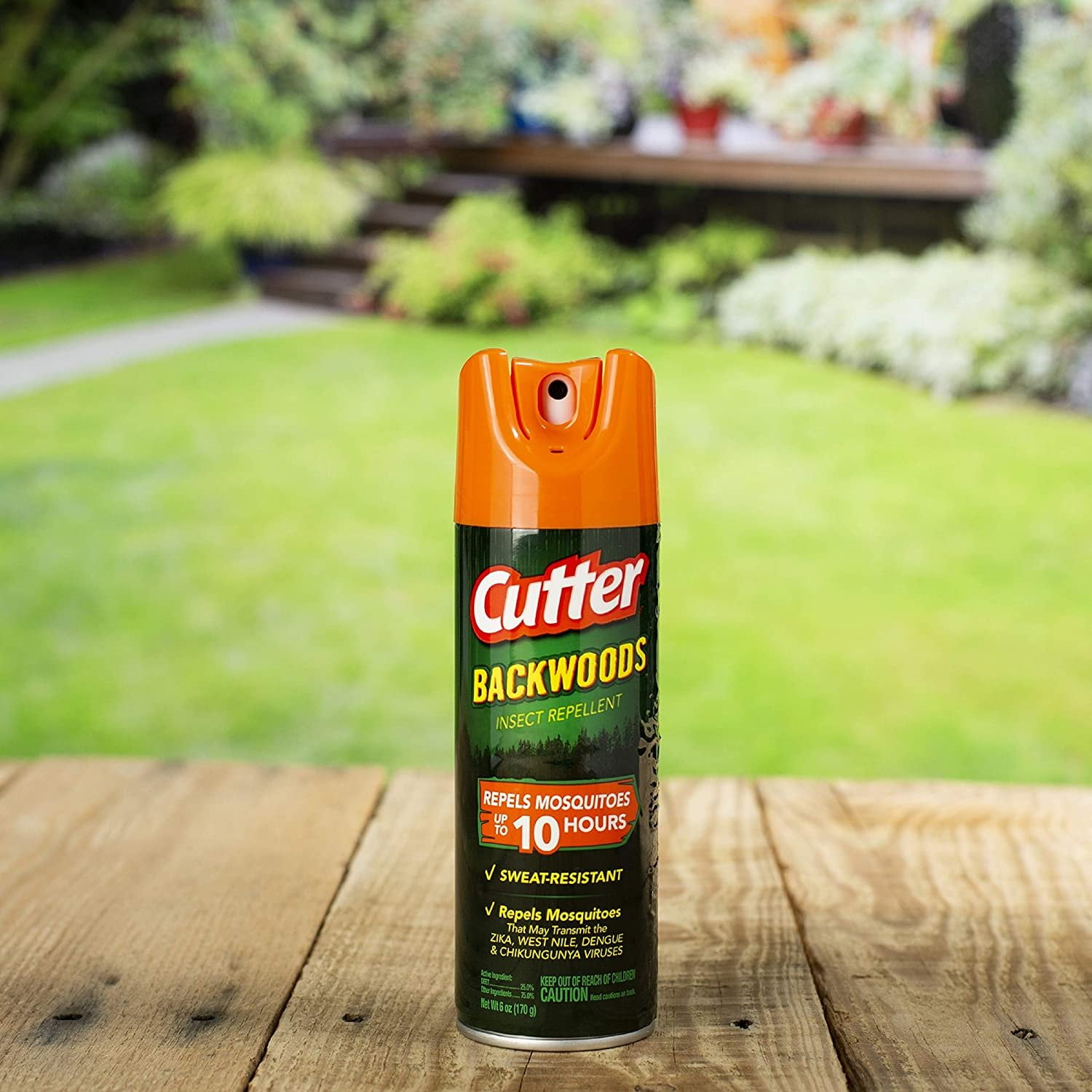 Cutter Backwoods Insect Repellent, Aerosol Spray, 6-oz