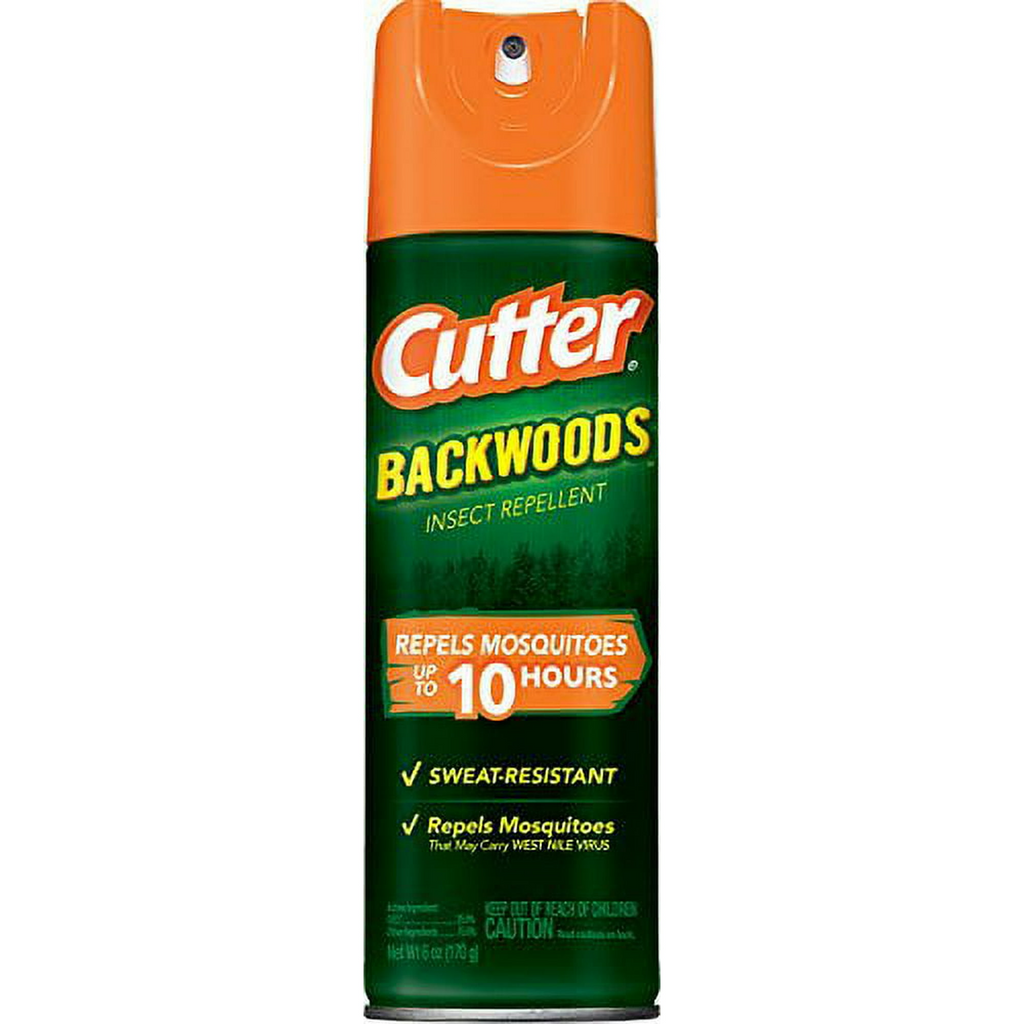 Cutter Backwoods Insect Repellent, Aerosol Spray, 6-oz