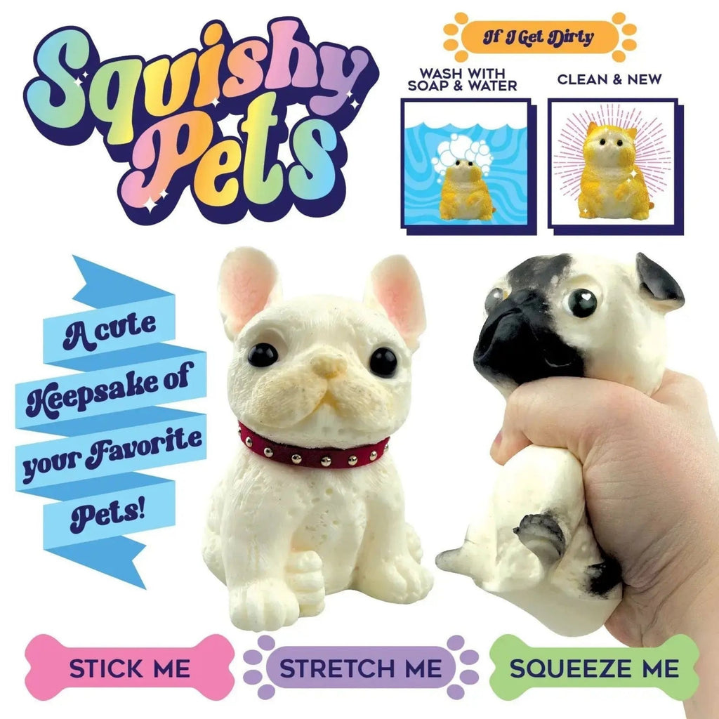 Squishy Pets Keepsake – Collectible Sensory Stress Relief Fidget for Kids Age 6+, Adults, Desk, School, Office & Travel