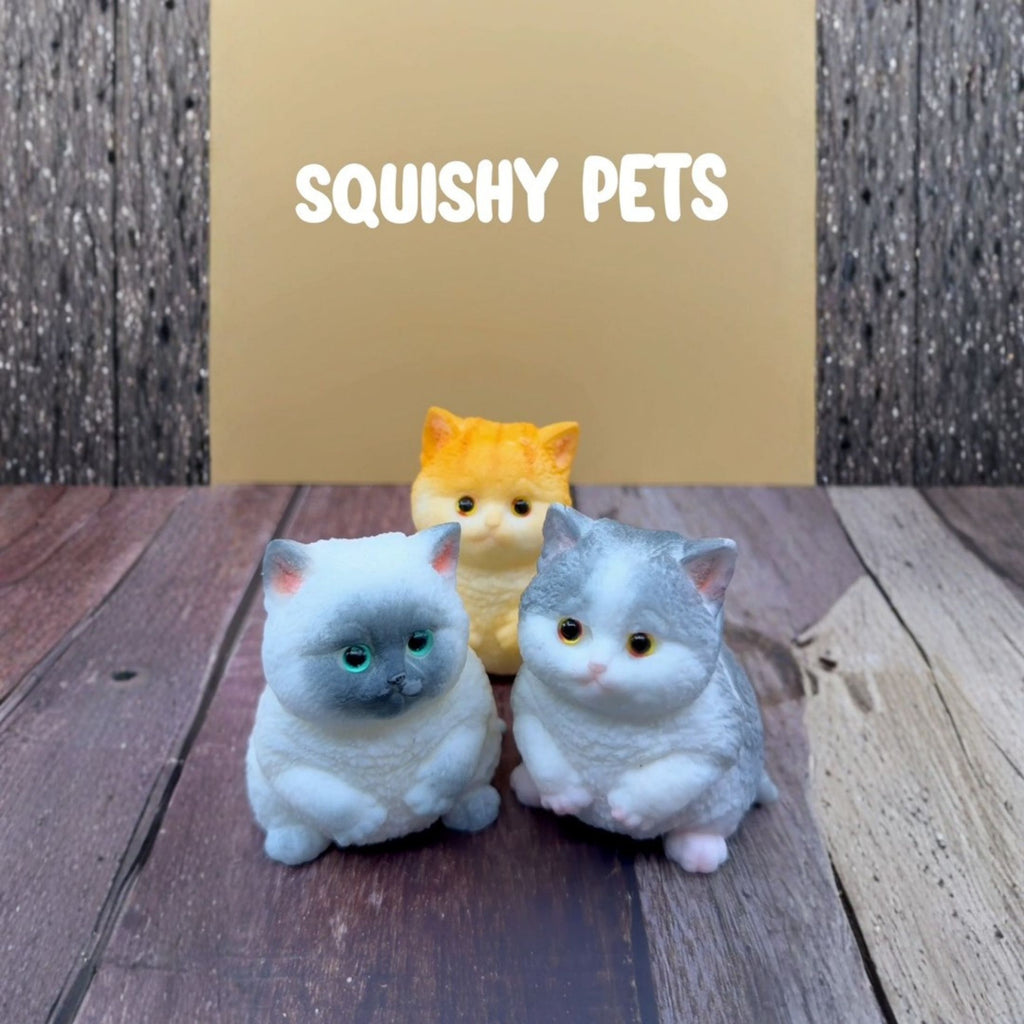 Squishy Pets Keepsake – Collectible Sensory Stress Relief Fidget for Kids Age 6+, Adults, Desk, School, Office & Travel