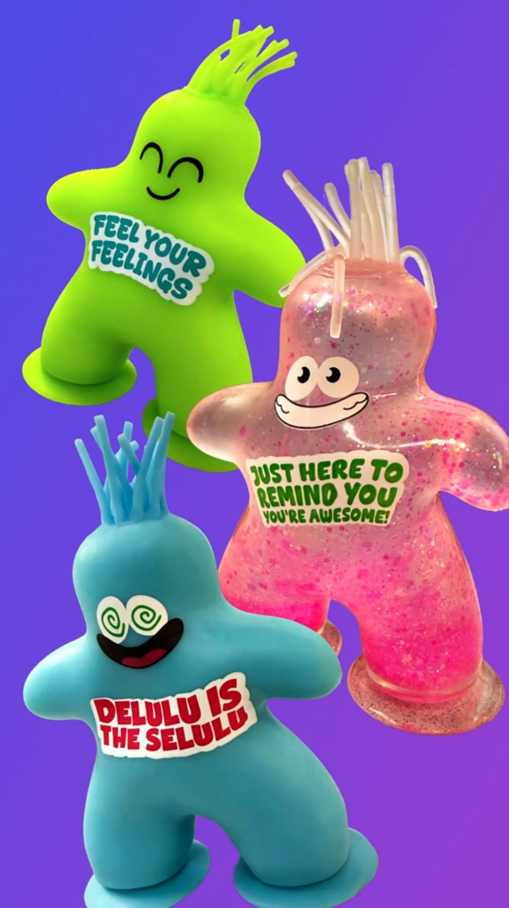 Emotional Support Suction Squishy – Sensory Stress Relief Fidget Toy for Kids, Teens & Adults