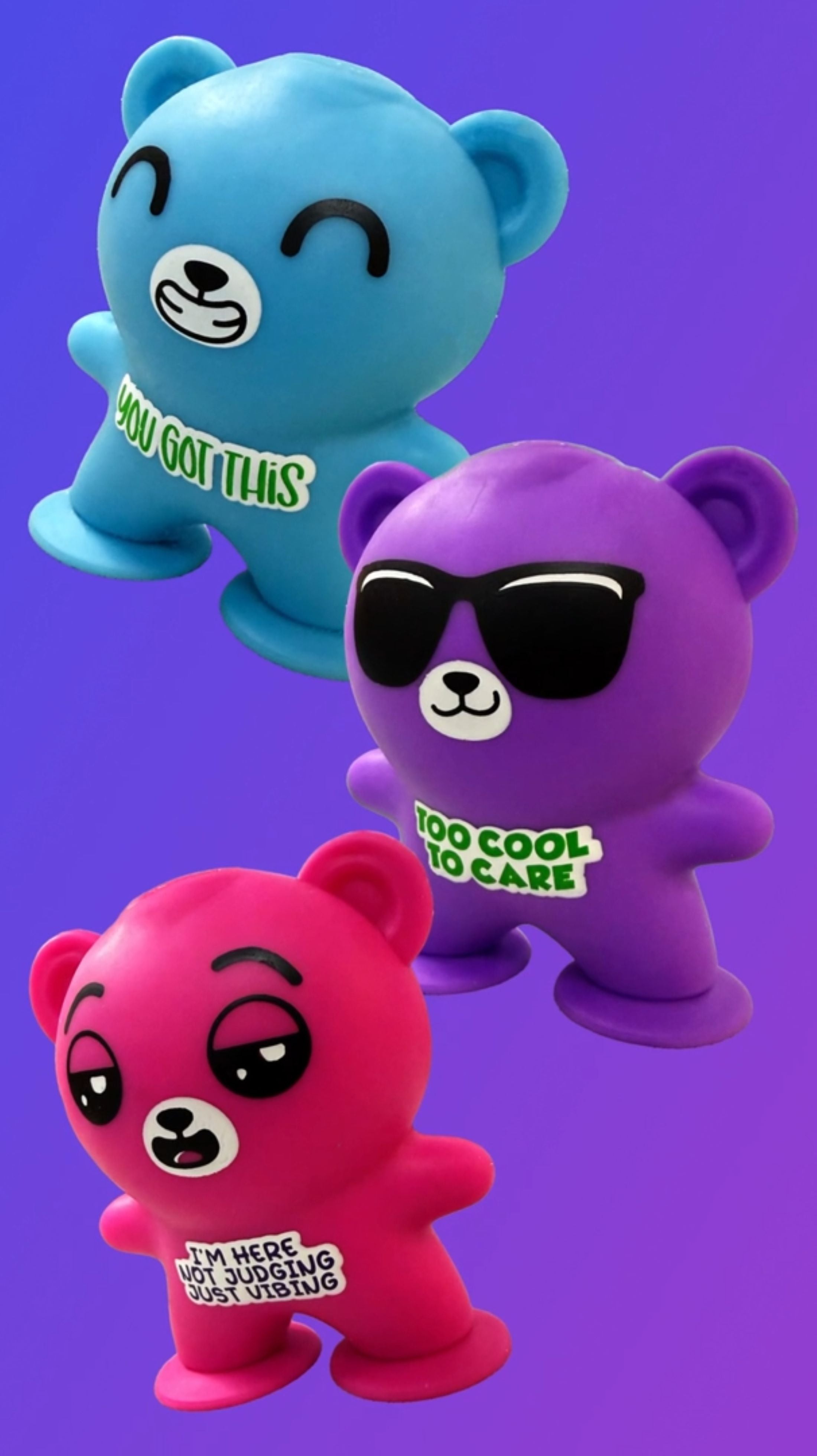 Emotional Support Suction Squishy – Sensory Stress Relief Fidget Toy for Kids, Teens & Adults