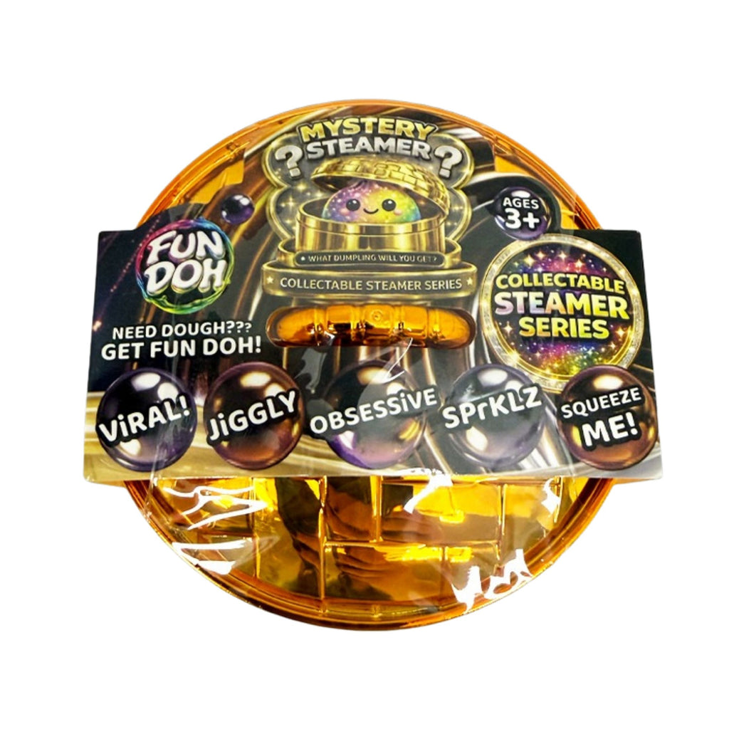 Fun Doh Fancy Mystery Dumpling Squishy Toy – 4in Collectible Series, Assorted Style