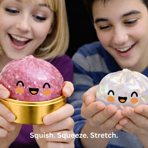 Fun Doh Fancy Mystery Dumpling Squishy Toy – 4in Collectible Series, Assorted Style