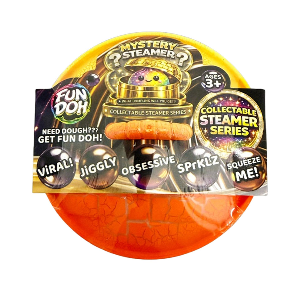 Fun Doh Fancy Mystery Dumpling Squishy Toy – 4in Collectible Series, Assorted Style