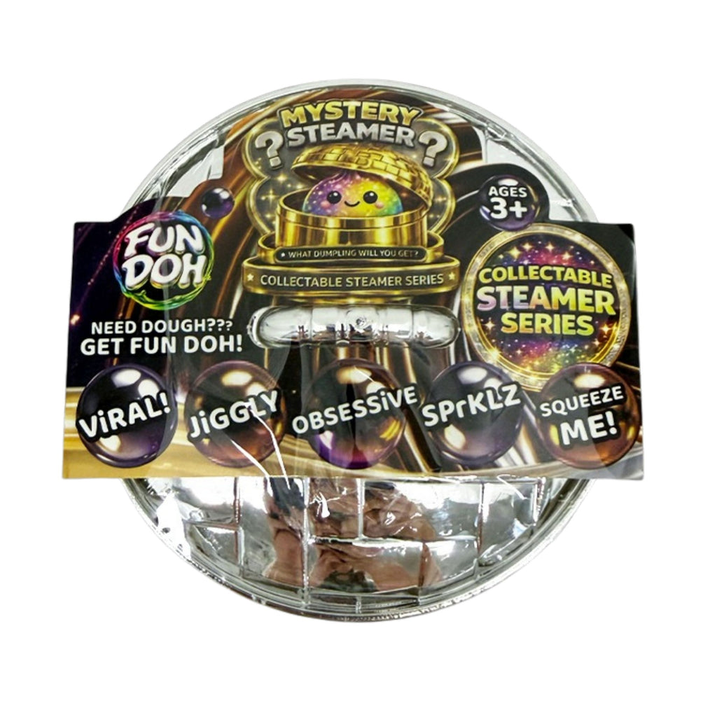 Fun Doh Fancy Mystery Dumpling Squishy Toy – 4in Collectible Series, Assorted Style