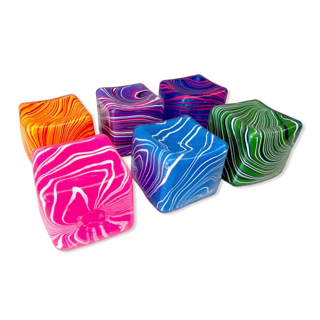 Fun Doh Swirl Squishy Cube – Sensory Stress Relief Fidget Toy