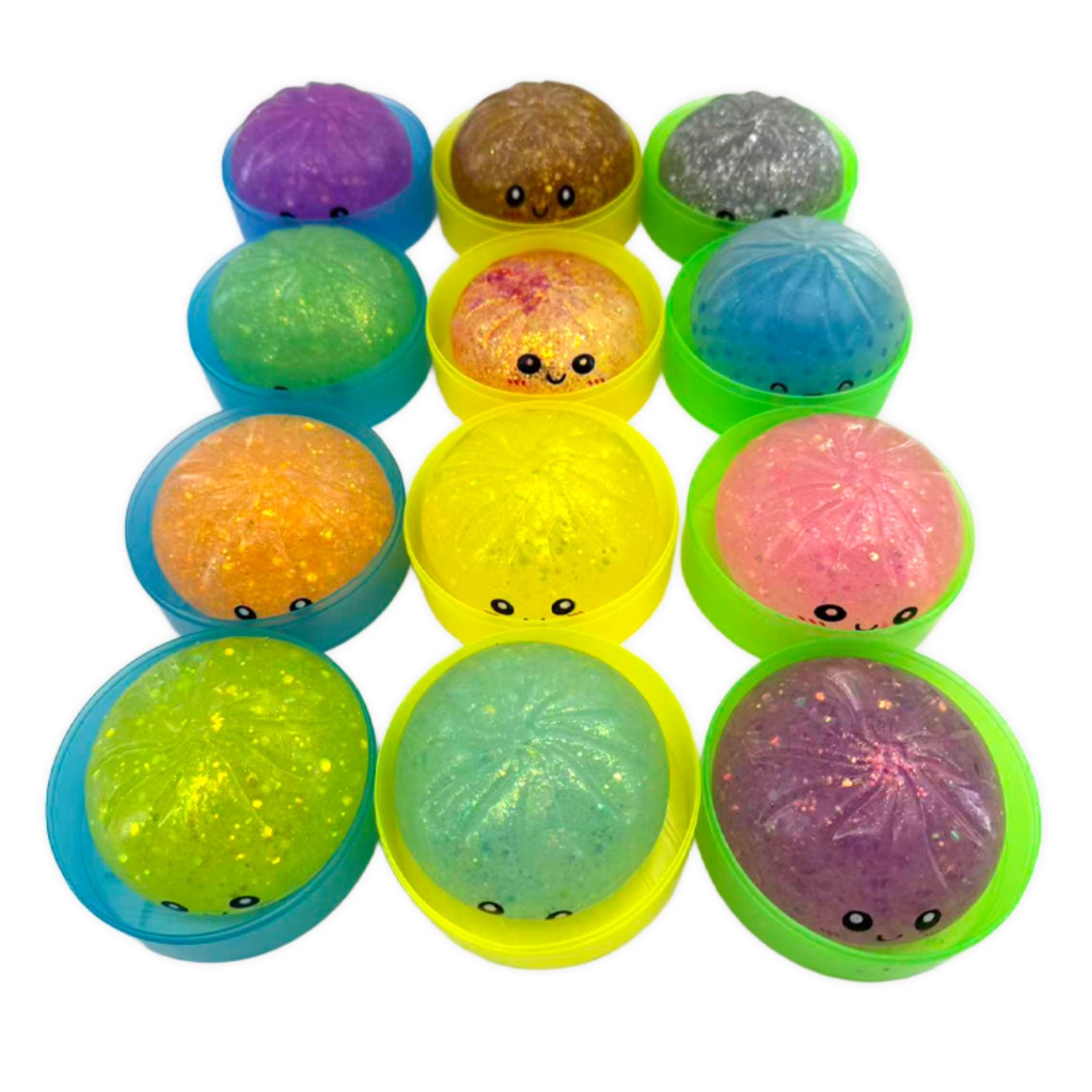 Fun Doh Glow-in-the-Dark Mystery Squishy Dumpling Toy – Rare Pull, Random Style