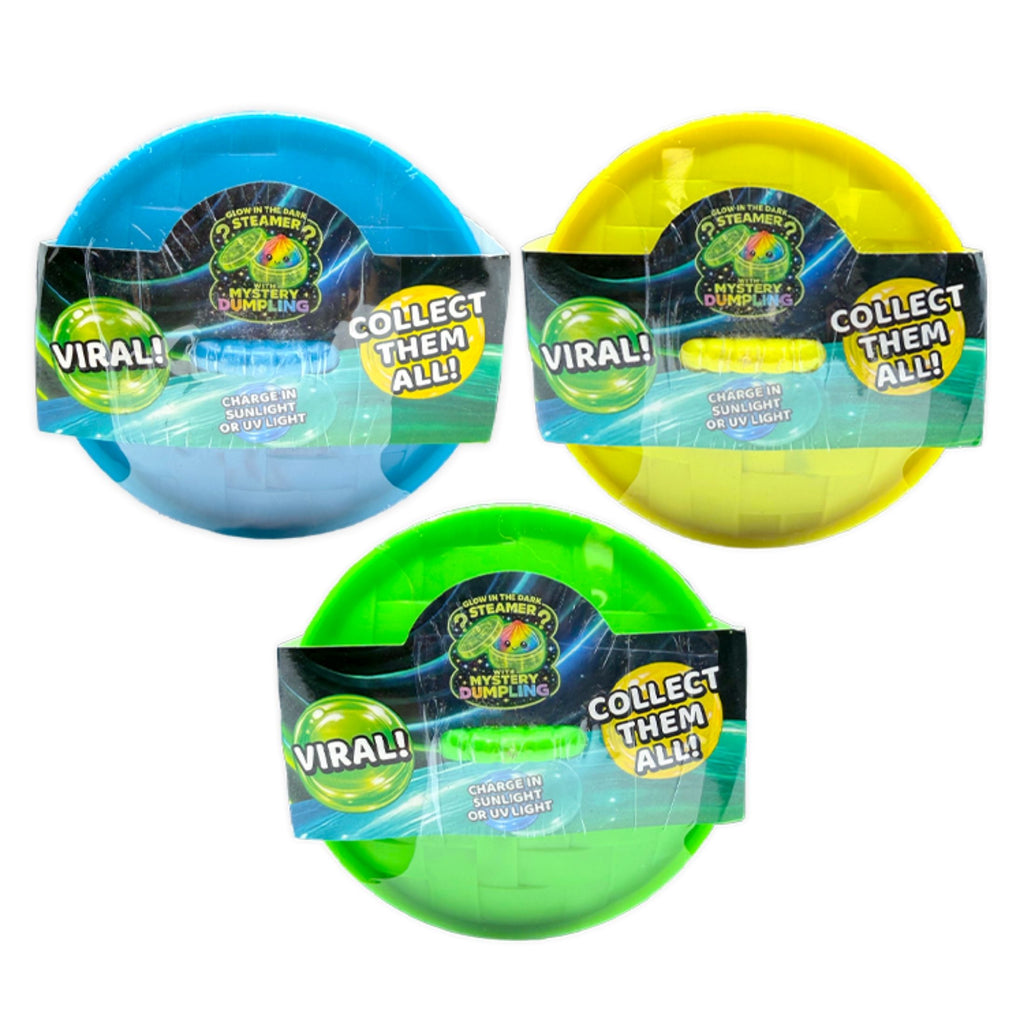 Fun Doh Glow-in-the-Dark Mystery Squishy Dumpling Toy – Rare Pull, Random Style