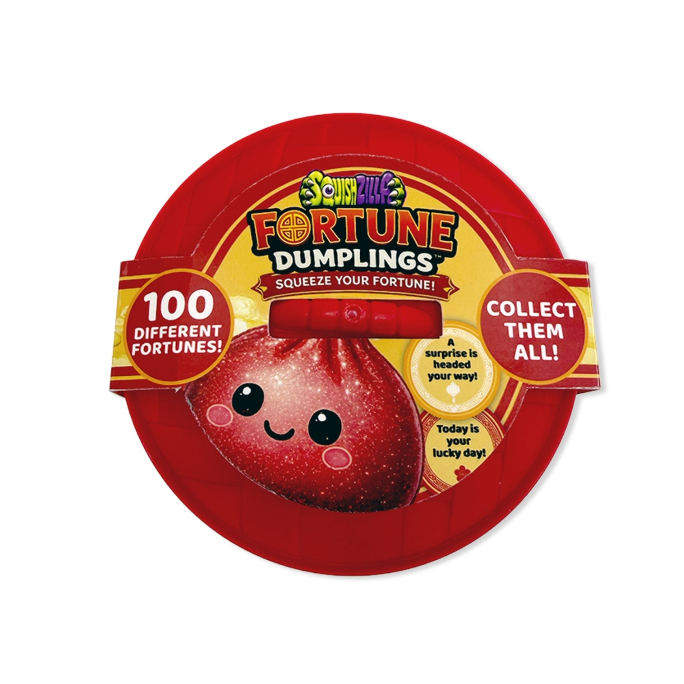 Fun Doh SquishZilla Fortune Cookie Squishy Dumpling Toy – Includes One Assorted Style