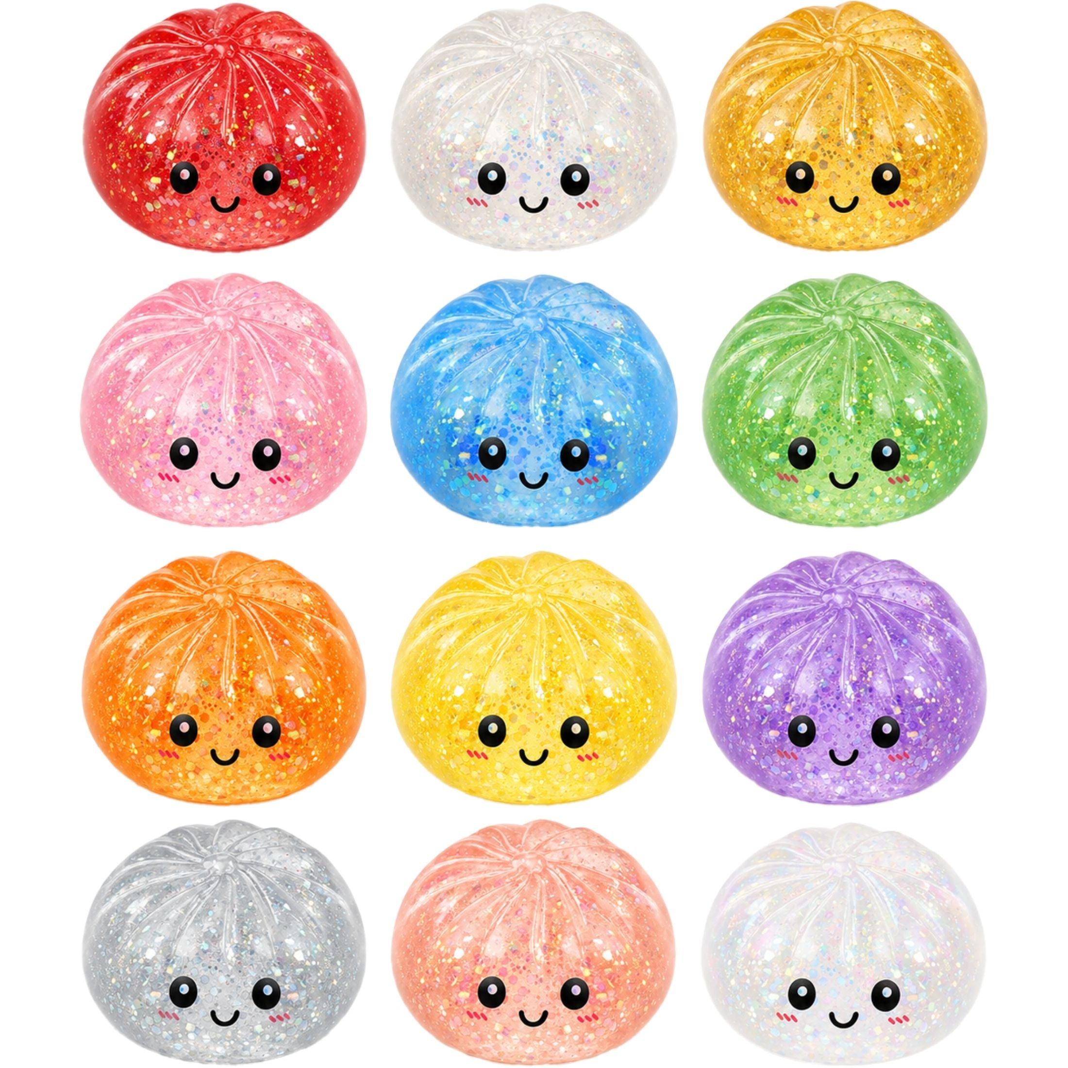 Fun Doh SquishZilla Fortune Cookie Squishy Dumpling Toy – Includes One Assorted Style