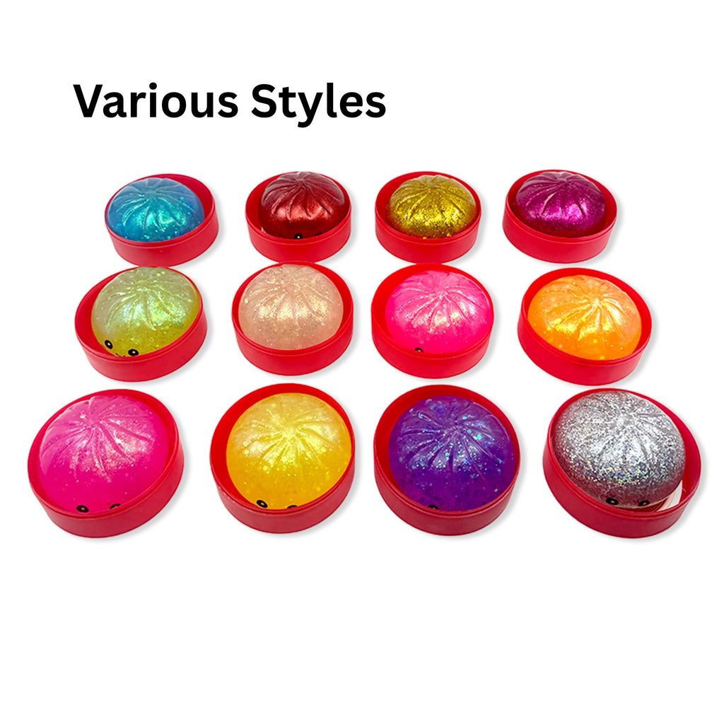 Fun Doh SquishZilla Fortune Cookie Squishy Dumpling Toy – Includes One Assorted Style