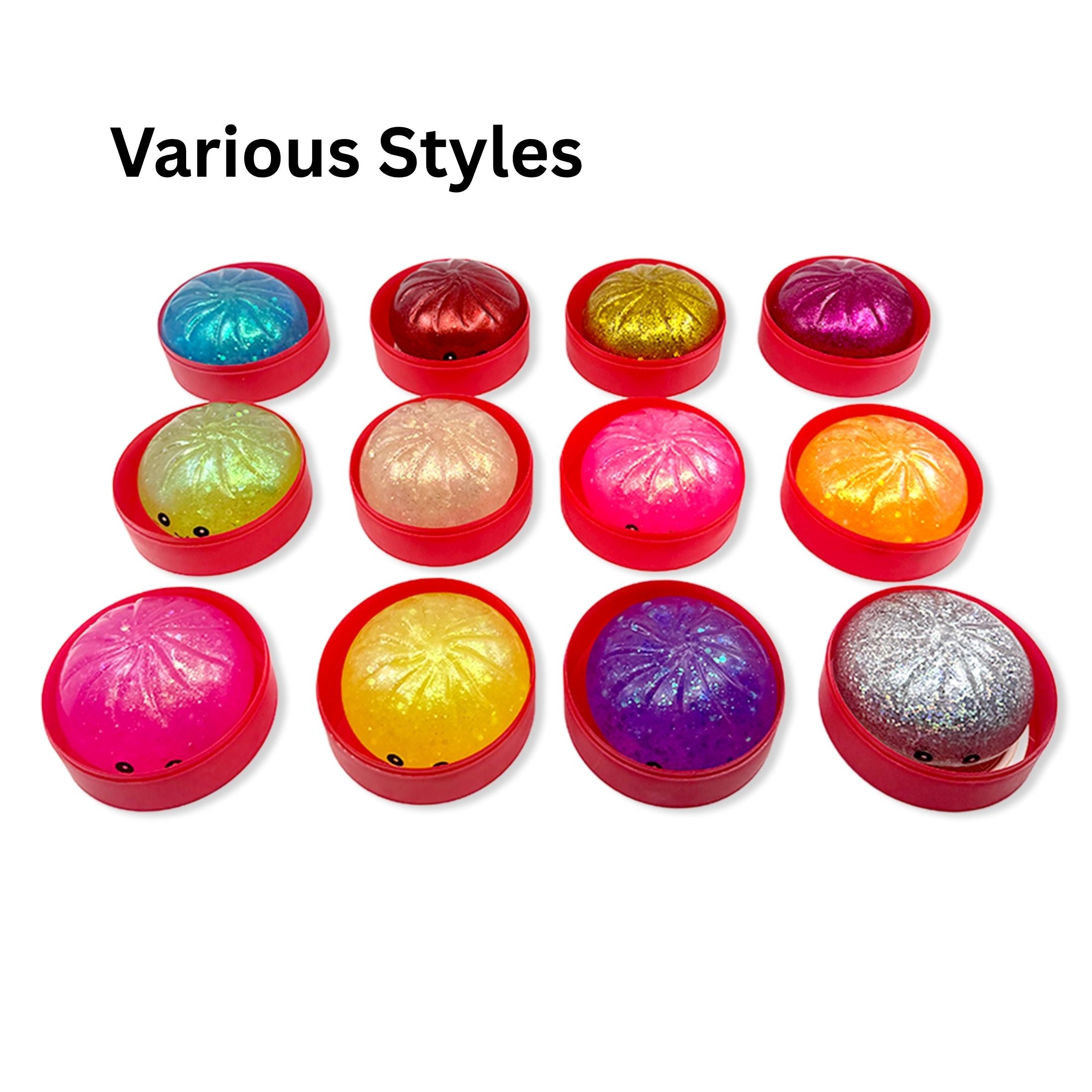 Fun Doh SquishZilla Fortune Cookie Squishy Dumpling Toy – Includes One Assorted Style