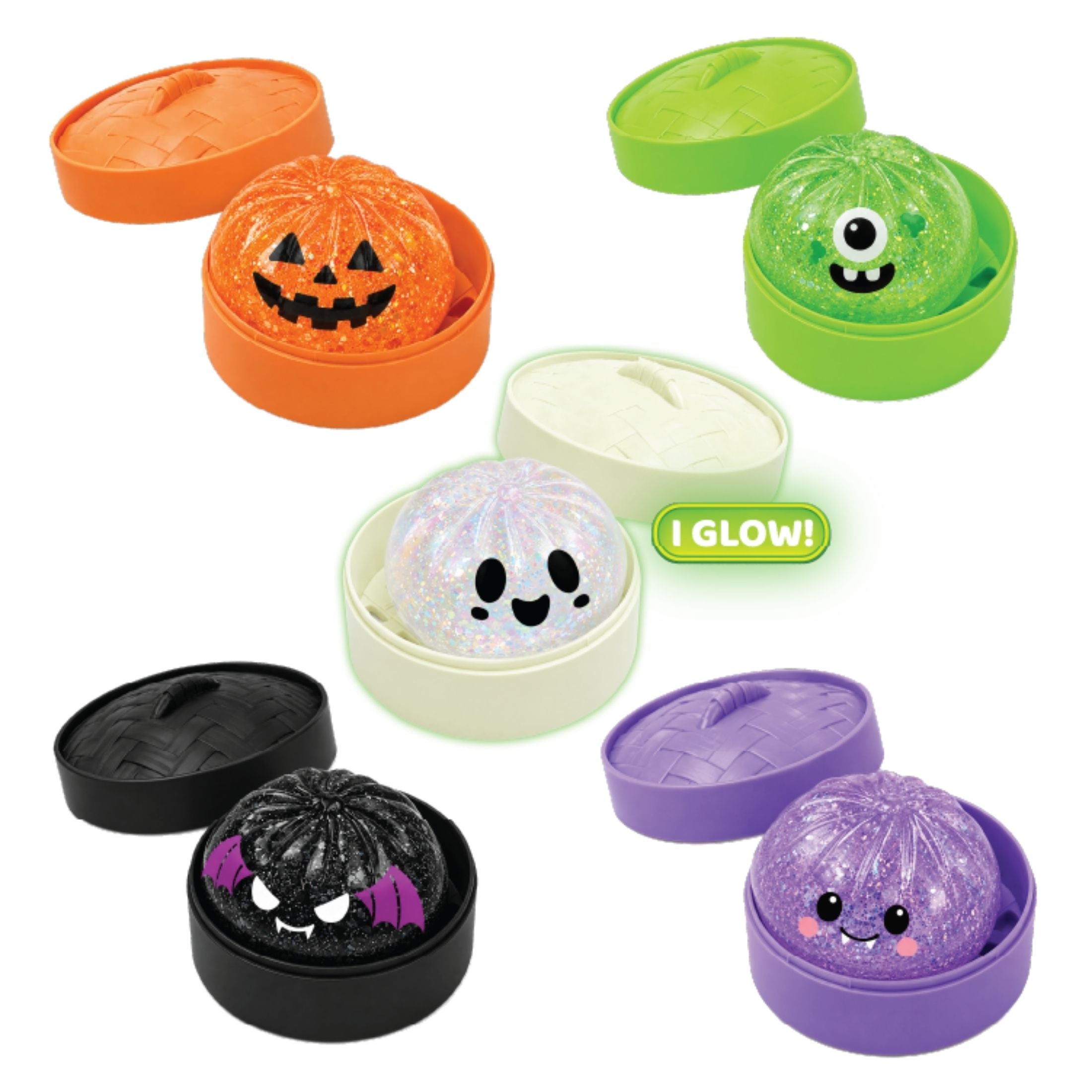 Fun Doh SquishZilla Petite Spooky Steamers Halloween Squishy Dumpling