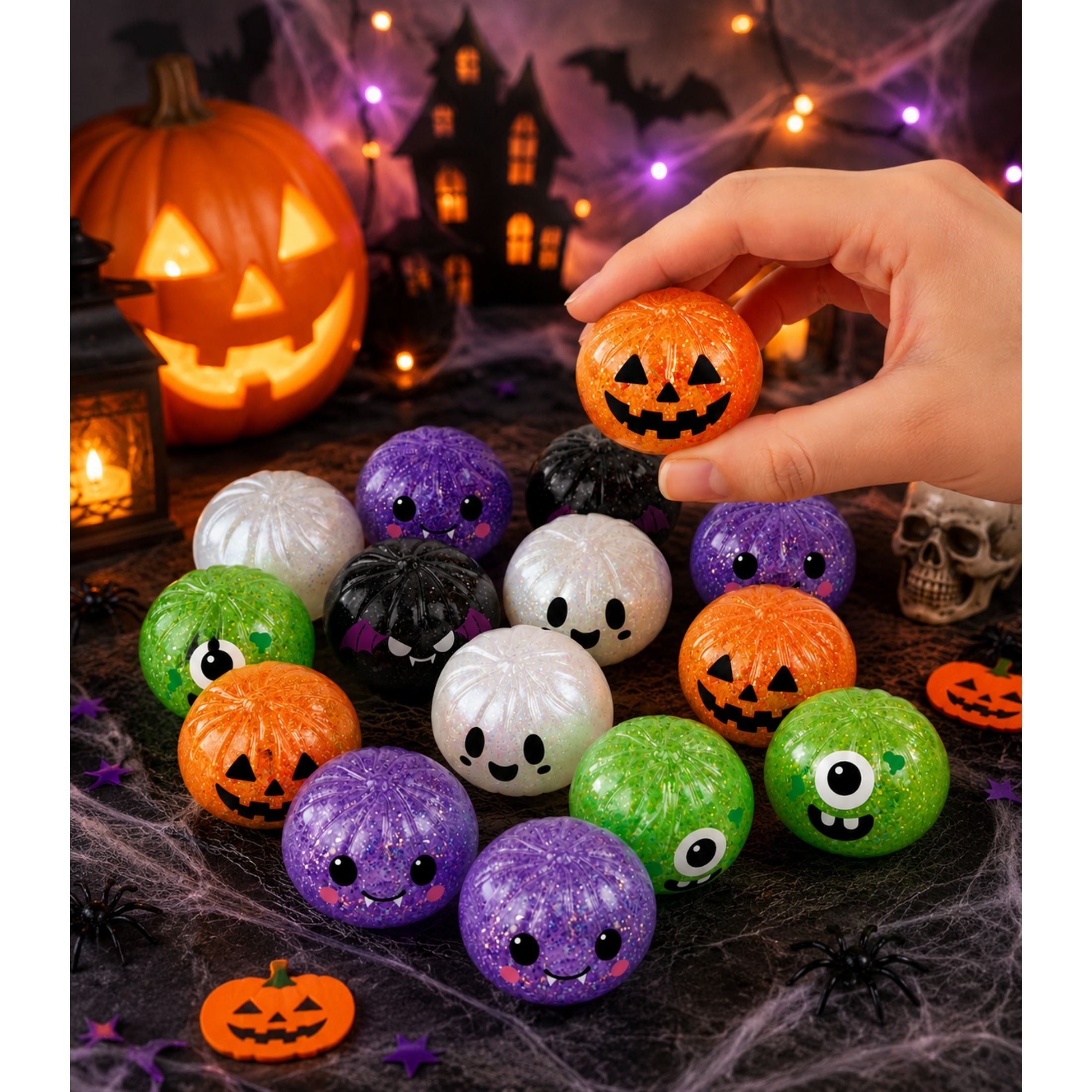 Fun Doh SquishZilla Petite Spooky Steamers Halloween Squishy Dumpling