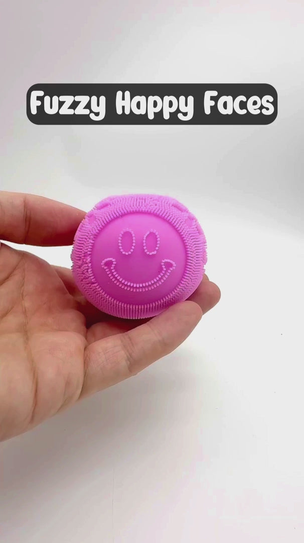 Fun Doh Fuzz Face Squishy Slow Release Ball Toy