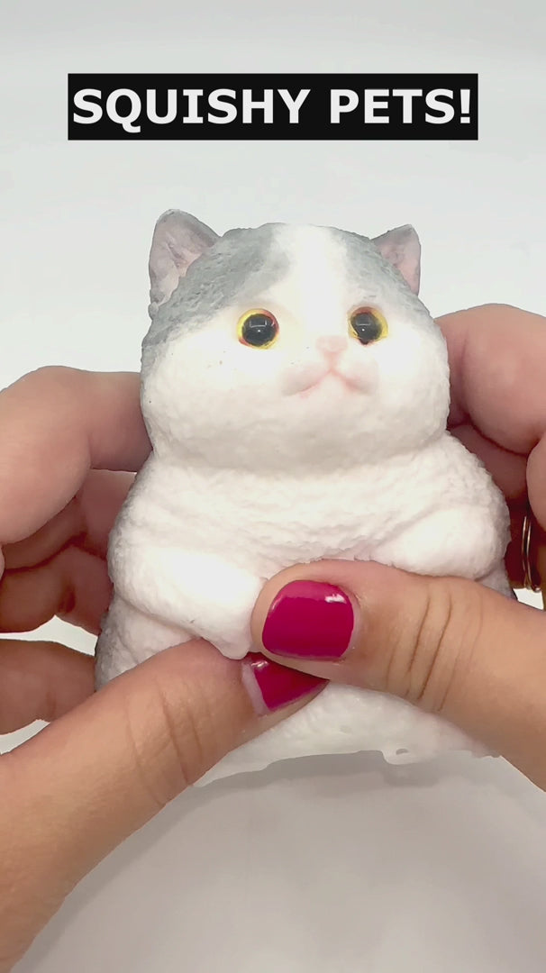 Squishy Pets Keepsake – Collectible Sensory Stress Relief Fidget for Kids Age 6+, Adults, Desk, School, Office & Travel